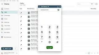Ooma Office Tutorial:  Calls Module - Contacts In Calls