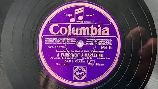 Dame Clara Butt: A Fairy Went A-Marketing (Fyleman & Goodhart)