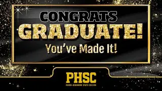 PHSC President Jesse Pisors Congratulates the Winter 2024 Graduates