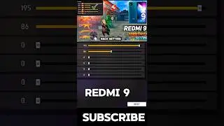 Free Fire Headshot Setting ⚙️ || Redmi 9 [ 200 ] Sensitivity Setting 😱 DPI FOR REDMI MOBILE 📲 FF