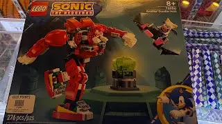 Playing Hotwheels king of the road for the LEGO sonic knuckles guardian mech in fun dungeon 