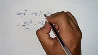 Calcule o produto log3 2 . log2 5 . log5 3