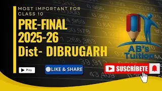 Maths Paper Of Dibrugarh District Class 10 Seba board Prefinal Exam