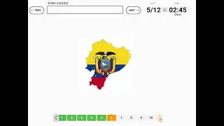 Identifying South American countries by their 