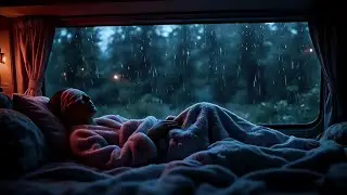 Rain Sounds Inside the Car 🚗⛈️ | Perfect Sleep ASMR at Night