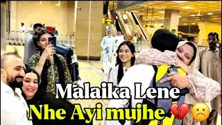 Umrah se wapis me kon kon lene aya ?🥂Malaika lene nh ayi 😤😢