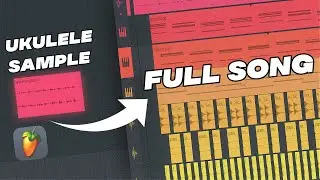 Я превратил сэмпл укулеле в песню | fl studio mobile