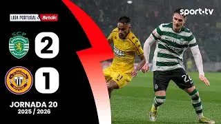 Resumo: Sporting 2-1 Nacional - Liga Portugal Betclic | sport tv