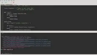 Code a magic 8 ball game in python3