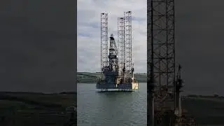 North Sea Oil Rig at Invergordon, Scotland #scotland #northsea #sailing #geology #oil #rig #oil #gas