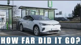 I drove the VW ID4 77kWh down to 0% And this is how far I got