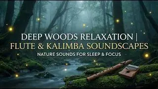 Deep Woods Flute & Kalimba | Relaxing Nature Sounds for Sleep & Stress Relief