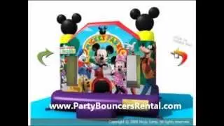 Mickey Minnie Bounce House Rental in Miami and Broward, Florida