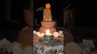 Shivling made by sand 🔱🙏🪔 | Har Har Mahadev 🙏🔱 #shorts #ytshorts #mahadev #shiv #shivling #sand #art