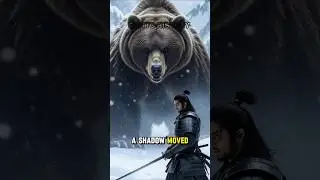 The Samurai Who Fought a Bear &mdash; A Battle Written in Snow #shorts #history #facts