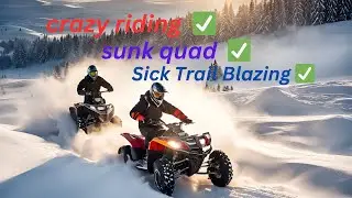 Yamaha Blaster & Snowmobile Tear Up Woods POV 2 Stoke ASMR