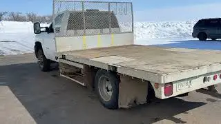 2010 Chev 3500 HD s/a dually truck w/11.5ft flat deck, Selling May 8, 2023 at Fraser Auction