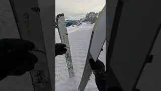 Splitboarding #skiing #snowboard #ski #skiingstunts #snowboarding #snow #snowfall #skigear #snowman