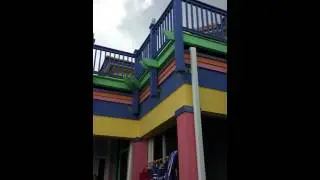 MTV Real World House Key West Pool Area, view from Backyard