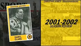 Boston United 2001-2002 Season Review