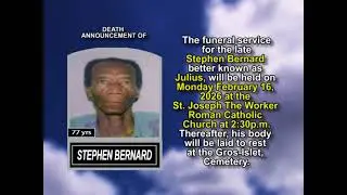 Stephen Bernard ~ Short Obituary