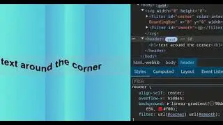Bendy animated text with 1 div, no pseudos, no text duplication at all, no JS.