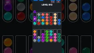 Ball Sort Puzzle n&iacute;vel 913 #games #androidgameszone #puzzle #colors #pop #level #gaming #automobile