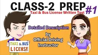 CLASS-2 PREP #1 - Taxi and Bus Driver's License Written Test in Japan -