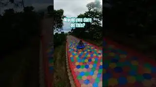 🌈Scary Rainbow Slide in El Salvador 🇸🇻