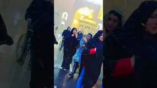 Imam Raza a.s Snow Fall #winter #snow #2025