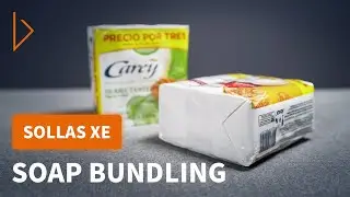 Bundles of soap wrapping with an Waterfall Collator -  Sollas XE