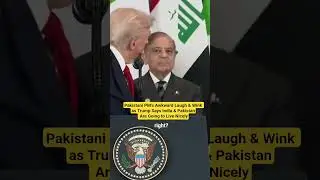 Pakistani PM&rsquo;s Shehbaz Sharif's Awkward Laugh as Trump Says India & Pakistan Are Gonna Live Nicely