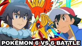 POKEMON 6 VS 6 BATTLE EP - 93 💛 ASH VS Ho-Oh FULL BATTLE 💛 ASH KETCHUM 💛