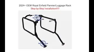 2024+ Royal Enfield Himalayan 450 Pannier Rack Install &ndash; Step-by-Step Guide