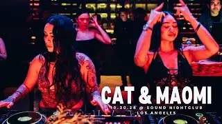 CAT & MAOMI LIVE @ SOUND NIGHTCLUB, LA W/ BLACKCHILD