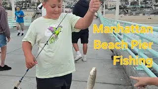 Manhattan Beach Pier Fishing California