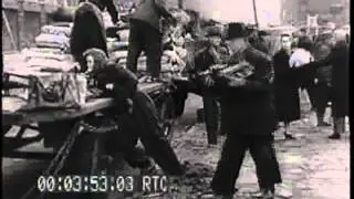 GERMANS EVACUATE BERLIN; ALLIED AIR RAID