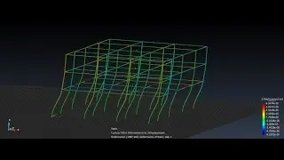 Tutorial : Space Frame - Static and Modal Analysis (Elastic, 1D Elements)