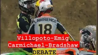 Jett Lawrence vs Jason Anderson DEBATE w/ Carmichael Emig Villopoto & Bradshaw #supercross