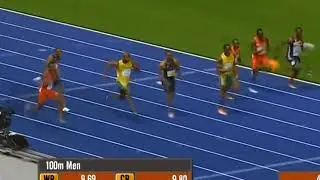 Usain Bolt's World Record  || 100 Meter in 9.58 Second     #usainbolt #olympic