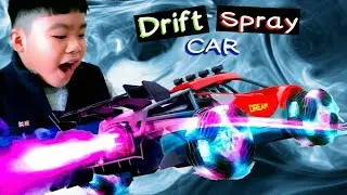 Ethan's Car Is Smoking Burning Hot! SPRAY RUNNER DRIFT RC STUNT CAR Unboxing & Review