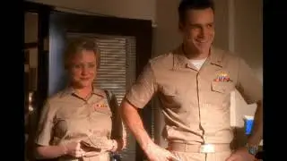 Bud and Harriet's romance JAG 2x9 