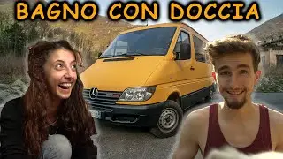 BAGNO con DOCCIA su un VAN tetto BASSO - INIZIAMO A COSTRUIRLO -  🛠️  Camperizziamo PLUTO  Ep8