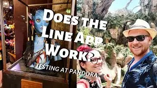 Does the Line App work? We experimented in Animal Kingdom's PANDORA!