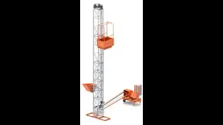 See Saw Lift | Dual Bucket Hoist with Low Power Use & Remote Control | Smart Site Lift!