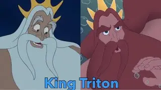 King Triton - Movie Evolution (1989 - 2009) The Princess & The Frog