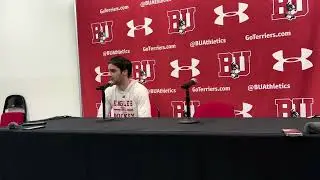 Boston College Men’s Hockey Forward Andre Gasseau After Win Over Boston University