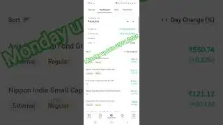 monday profit in MF #grow #investment #portfolioreview #smallcapstocks #viral #paisa #mutualfunds