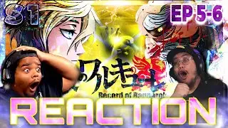 ADAM OP AF! | Record of Ragnarok EPISODE 5 & 6 REACTION