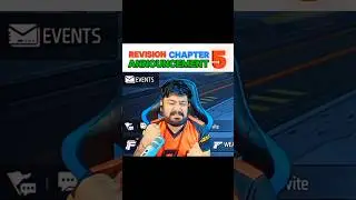 Breaking News 🔥 Revision Chapter 5  🔜 || #esportnews #rockybhai #revisionchapter5